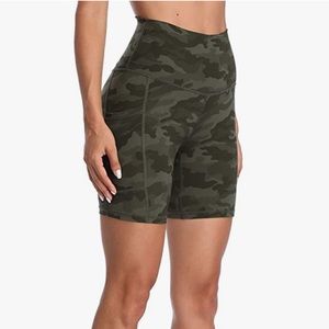 Army colorfukoala biker workout shorts
